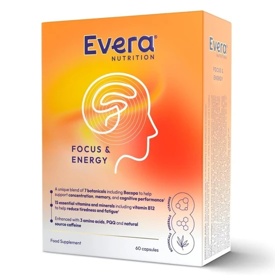 Evera Nutrition Focus & Energy Capsules