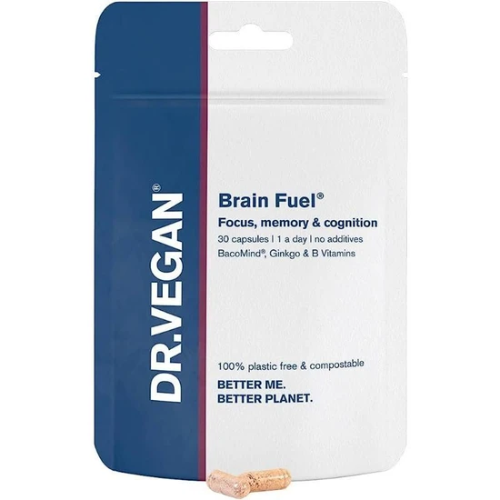 Dr Vegan Dr. Vegan Brain Fuel Memory & Focus Capsules