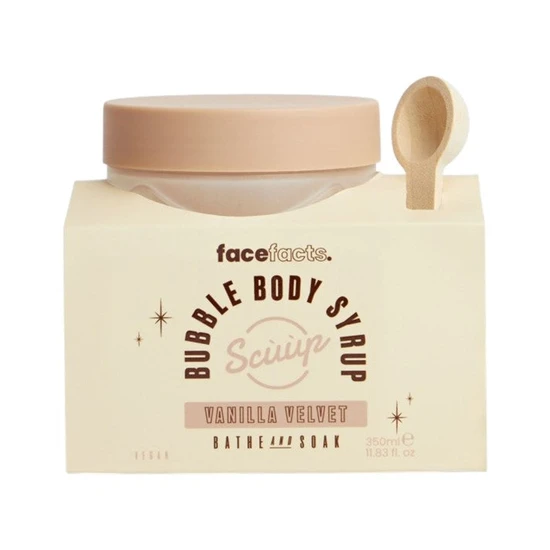 Face Facts Scuup Vanilla Velvet Bubble Body Syrup