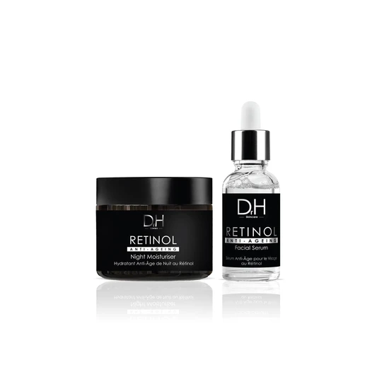 Dr H Retinol Anti-Ageing Night Moisturiser + Anti-Ageing Retinol Facial Serum
