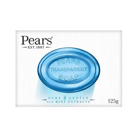 Pears Pure & Gentle Transparent Soap Bar With Mint Extracts