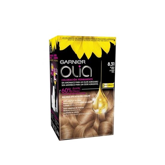 Garnier Olia Permanent Hair Dye 8.31 Golden Ash Blonde