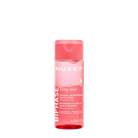 Nuxe Very Rose Biphase Waterproof Eye & Lip Make-Up Remover