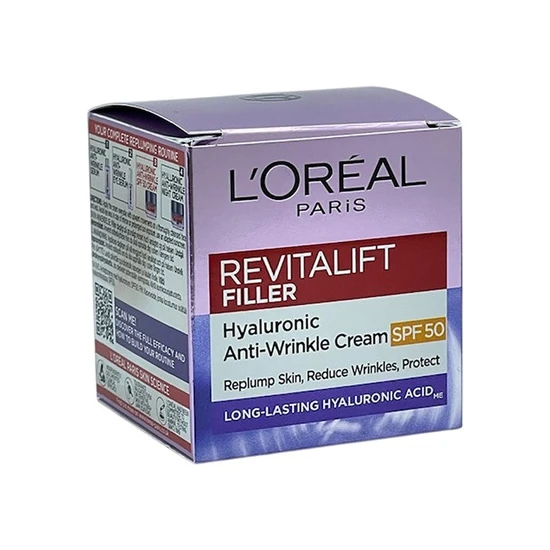 L'Oreal Paris Revitalift Filler Hyaluronic Anti Wrinkle Cream SPF 50