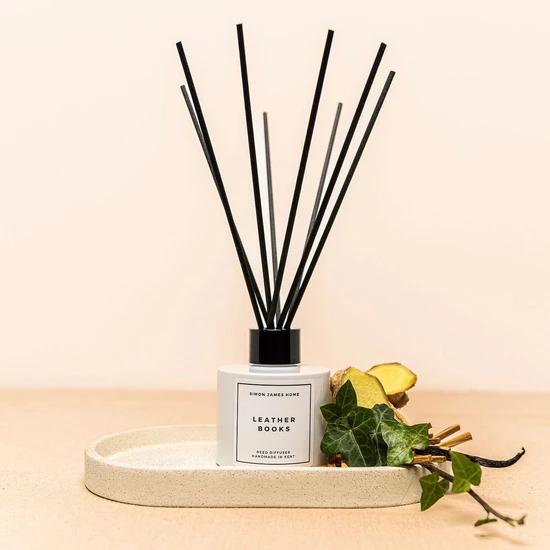 Simon James Home Leather Books Reed Diffuser