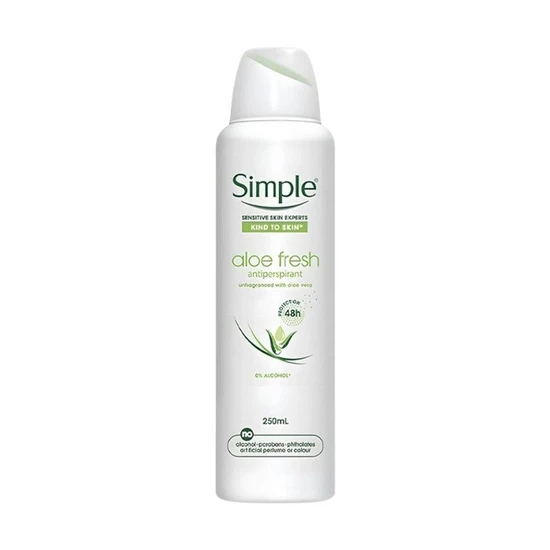 Simple Aloe Fresh Antiperspirant Deodorant Spray