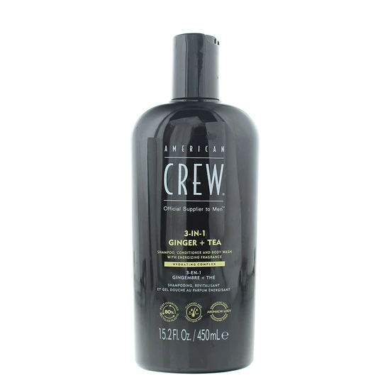 American Crew 3-In-1 Ginger + Tea Shampoo 450Ml