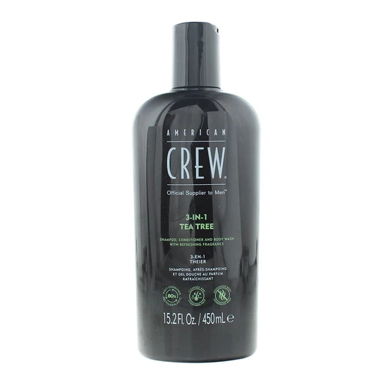 American Crew 3 In 1 Tea Tree Shampoo Conditioner & Body Wash