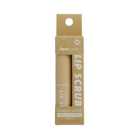 Face Facts Lip Scrub Vanilla Latte Gentle Exfoliation