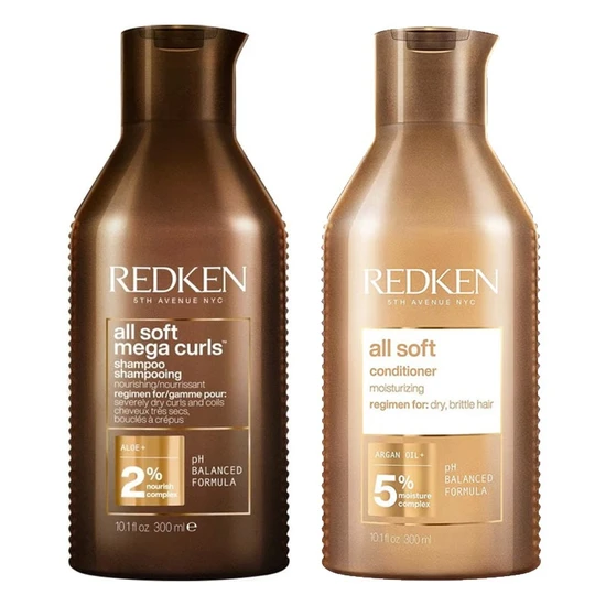Redken All Soft Mega Curl Shampoo & All Soft Conditioner Duo