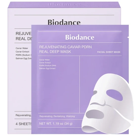 Biodance Rejuvenating Caviar PDRN Real Deep Mask Box