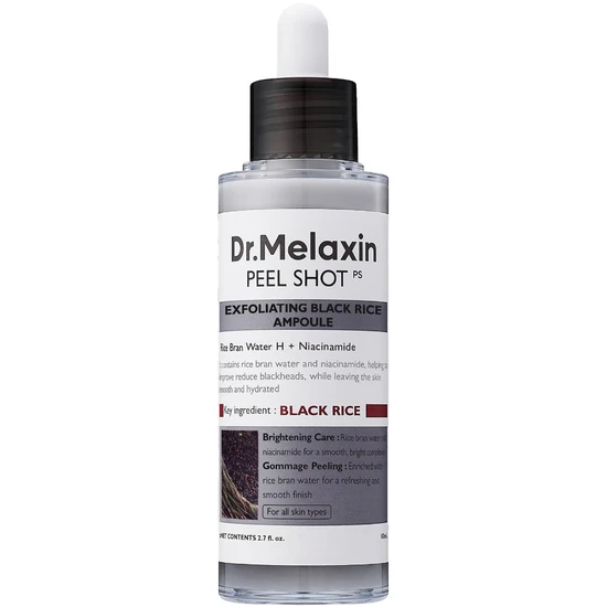 Dr.Melaxin Peel Shot Exfoliating Black Rice Ampoule