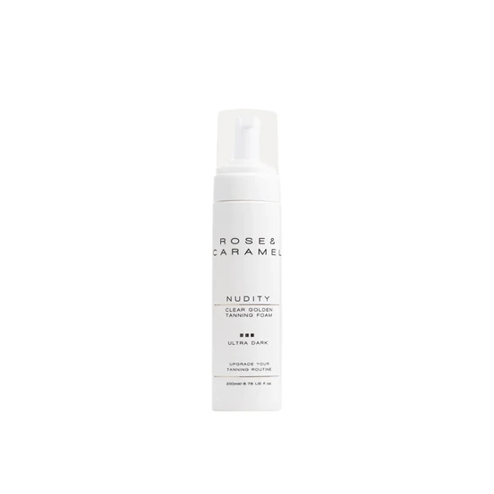 Rose & Caramel Nudity Clear Golden Tanning Foam Ultra Dark