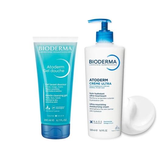 Bioderma Atoderm Creme Ultra + Atoderm Gel Douche Pack