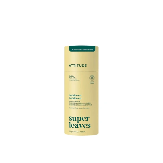 Attitude Super Leaves Deodorant Earl Grey & Fresh Cucumber