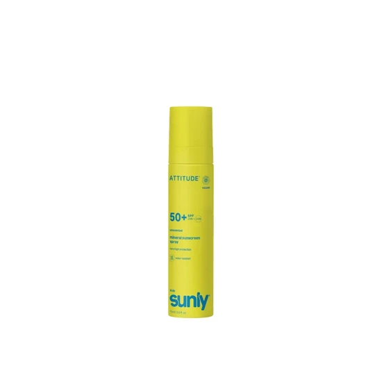 Attitude Sunly Kids Unscented Mineral Sunscreen Spray SPF 50+
