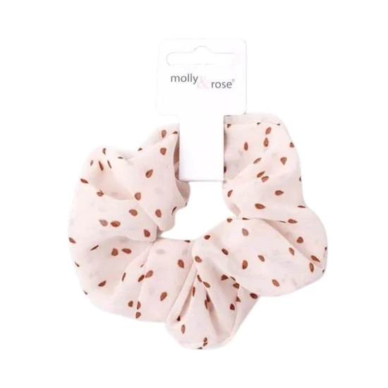 Molly And Rose Polka Dot Print Assorted Scrunchie