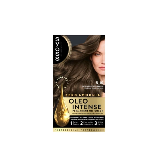 Syoss Oleo Intense Permanent Oil Colour 5-10 Frosty Brown