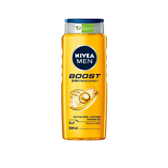 Nivea Men Boost 24h Fresh Effect 3-In-1 Shower Gel