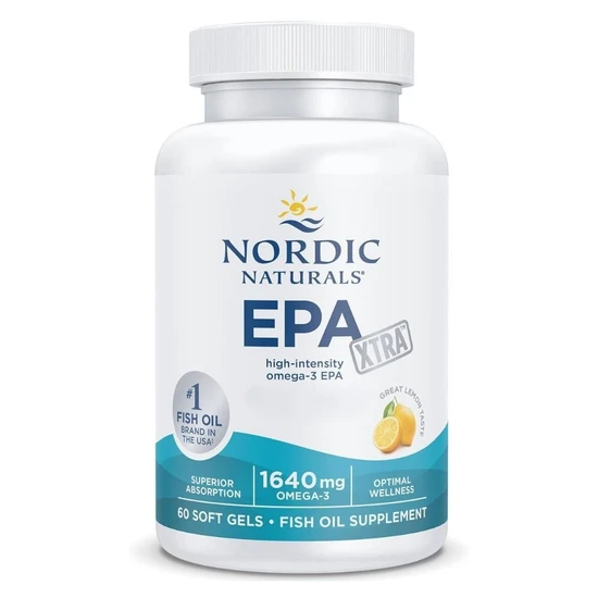 Nordic Naturals EPA Xtra Fish Oil 1640mg Lemon