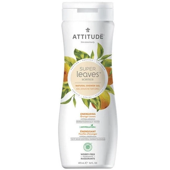Attitude Super Leaves Orange Blossom & Eucalyptus Shower Gel