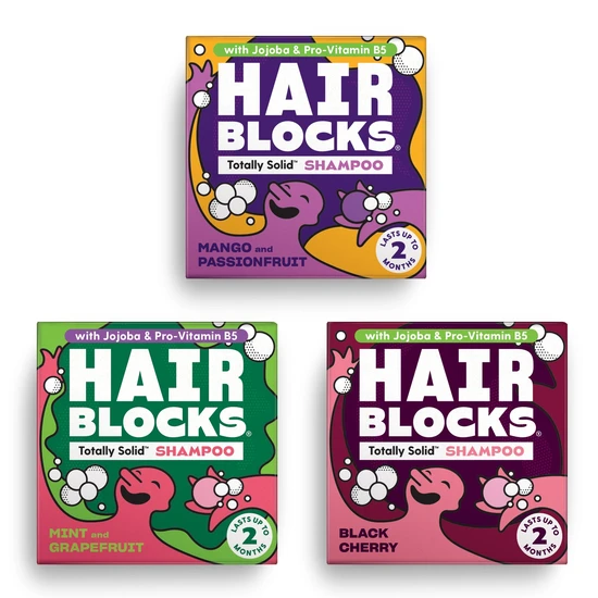 Shower Blocks Solid Shampoo Mixed