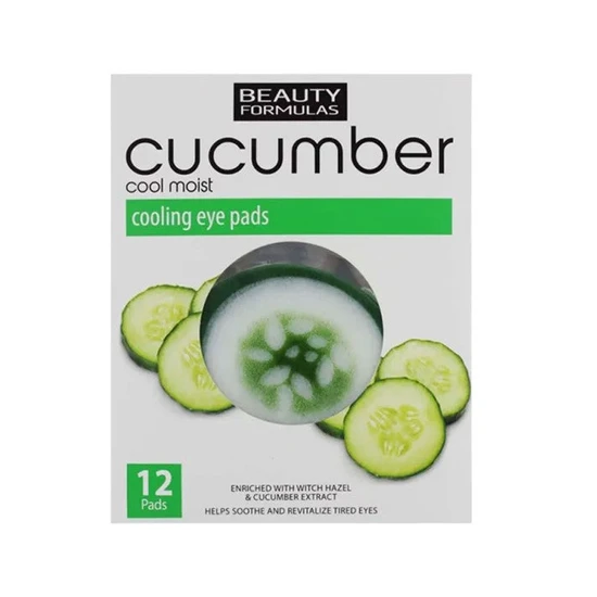 Beauty Formulas Cucumber Cool Moist Cooling Eye Pads