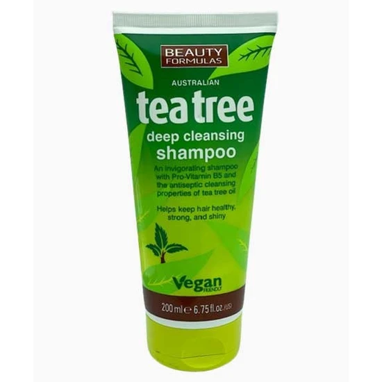 Beauty Formulas Australian Tea Tree Deep Cleansing Shampoo