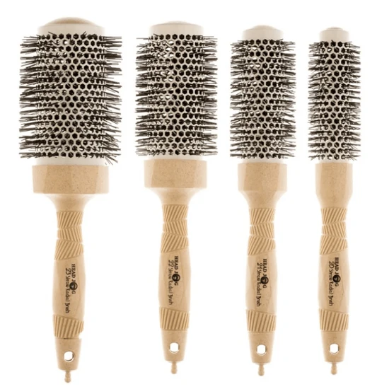 Hair Tools Head Jog Straw Round Brush Set