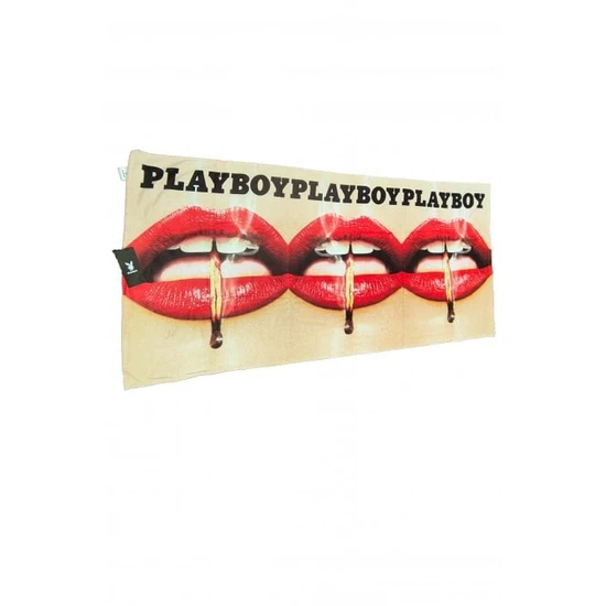 Playboy Beach Towel Lips Cover Red
