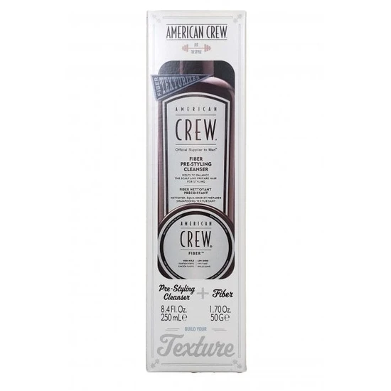 American Crew Fibre Gift Set Pre Styling Cleanser + Fibre