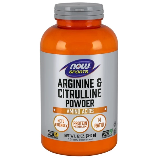 Now Foods Arginine & Citrulline 340G