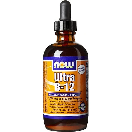 Now Foods Vitamin B-12 Ultra Liquid 118Ml