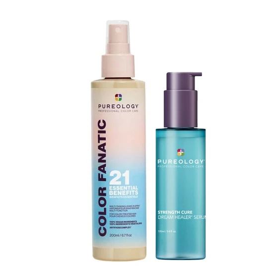 Pureology Strength Cure Serum & Colour Fanatic Spray Duo
