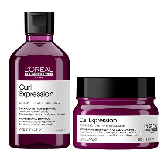 L'Oréal Professionnel Serie Expert Curl Expression Clarifying & Anti-Build Up Shampoo & Curl Expression Hair Mask Duo