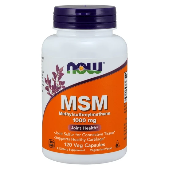 Now Foods Msm Methylsulphonylmethane 1000Mg - 120 Vcaps