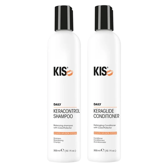 KIS KeraControl Shampoo & KeraGlide Conditioner Duo