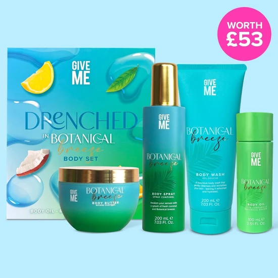 Give Me Botanical Breeze Drenched Set With Body Wash
