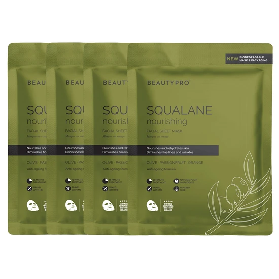 BeautyPro SQUALANE Nourishing Facial Sheet Mask
