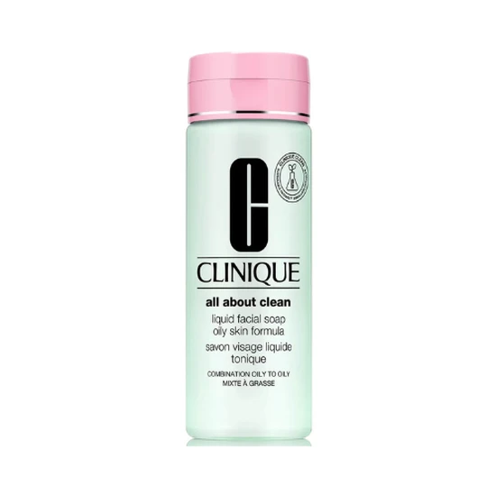 Clinique All About Clean Liquid Facial Soap Combination To Oily Skin