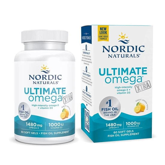 Nordic Naturals Ultimate Omega Xtra 1480mg Lemon