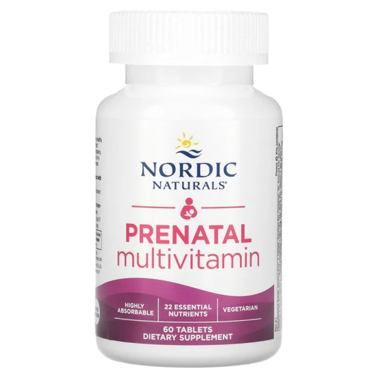 Nordic Naturals Prenatal Multivitamin Tablets