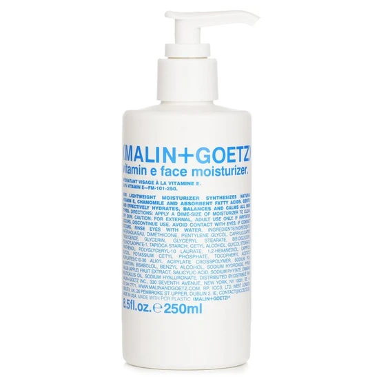 Malin + Goetz Vitamin E Face Moisturiser 250Ml