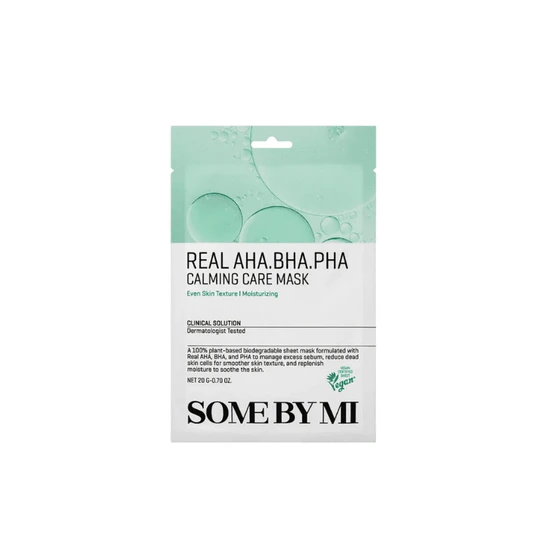 Some by Mi Real AHA BHA PHA Calming Care Sheet Mask
