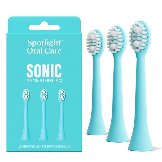 Spotlight Sonic Toothbrush Replacement Heads Blue