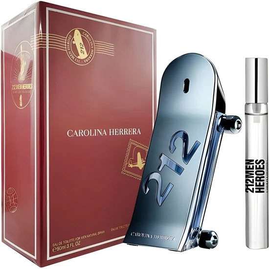 Carolina Herrera 212 Men Heroes Eau De Toilette Gift Set