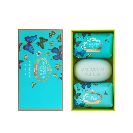 Portus Cale Butterflies Soap Bar Set