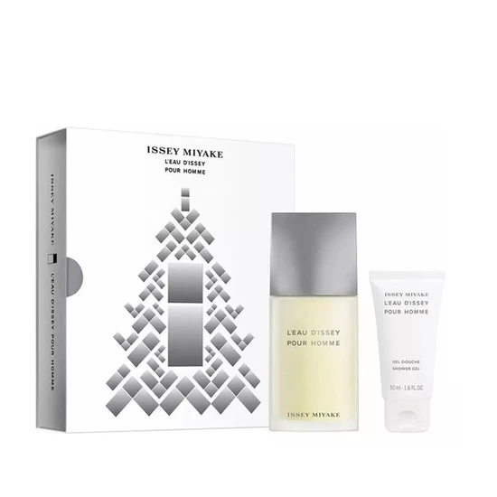 Issey Miyake L'eau Pour Homme Men's Gift Set 75ML Eau De Toilette + 50ML Shower Gel