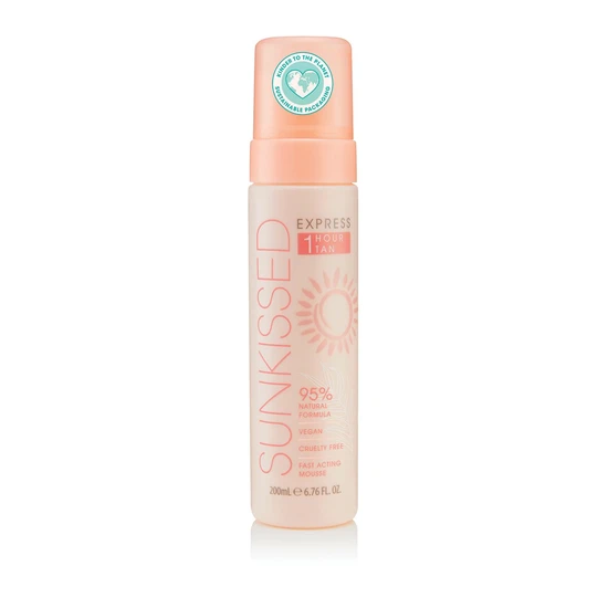 Sunkissed 95 Percent Natural Express 1 Hour Tan Mousse