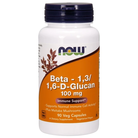 Now Foods Beta 1, 03-Jan, 6-D-Glucan, 100Mg Vegicaps 90 Vegicaps